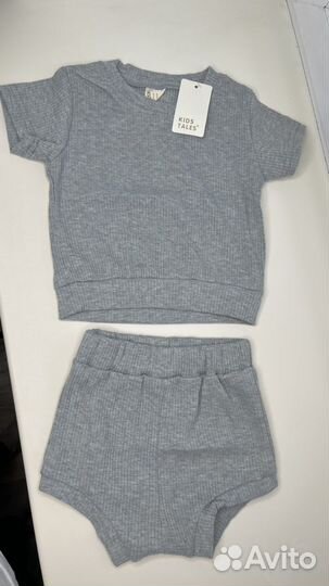 Детский костюм в рубчик