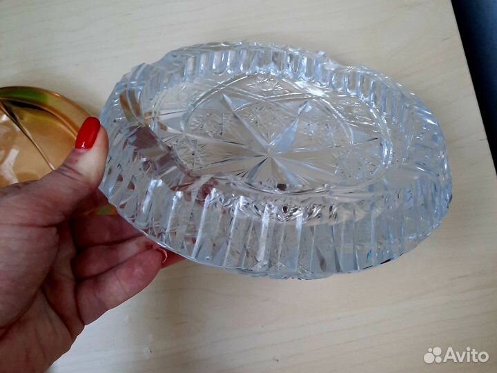 Пепельница хрустальная СССР