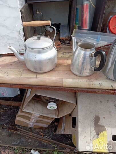 Чайник СССР алюминий и нержавейка