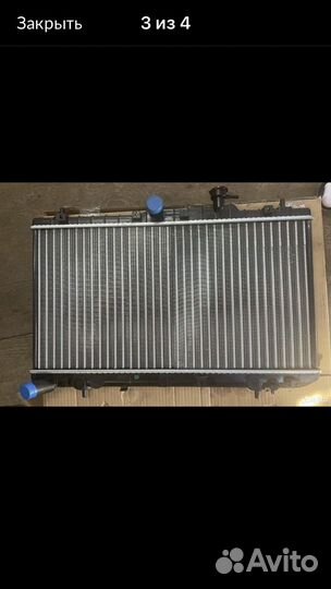 Радиатор hyundai акцент автомат