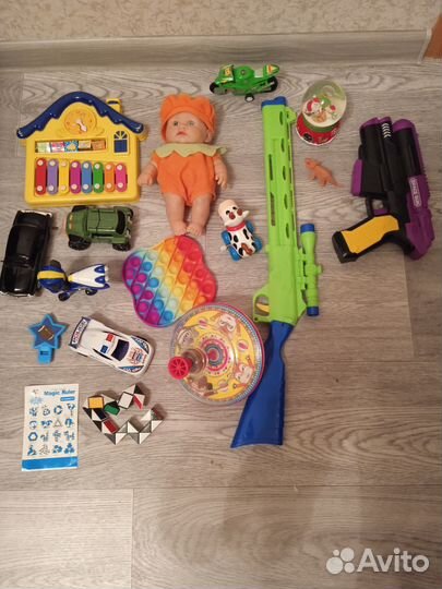 Игрушки пакетом от 0 до 3 лет