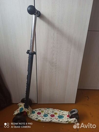 Самокат детский трехколесный бу