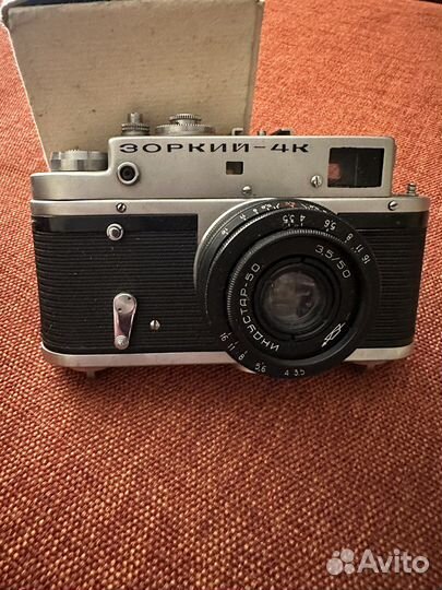 Плёночный фотоаппарат Зоркий 4К