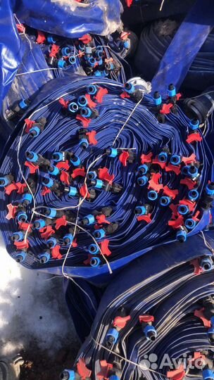 Шланг лайфлет для капельного полива бу