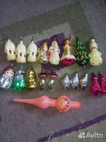 Елочные игрушки СССР
