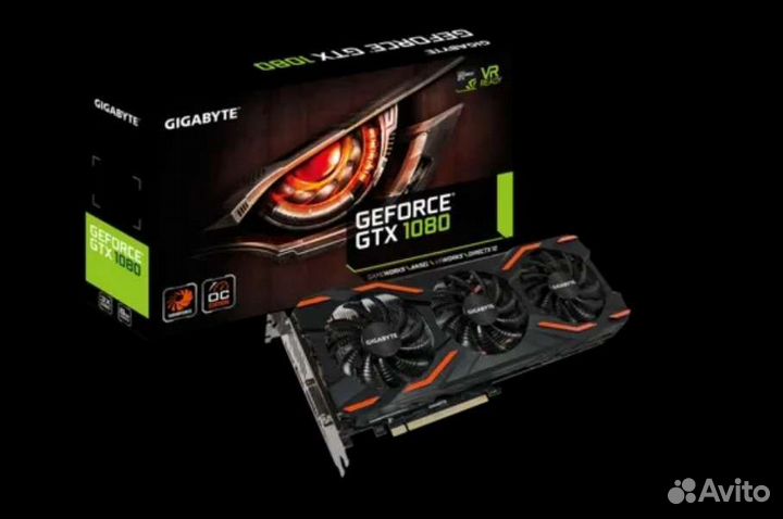 Видеокарта Gigabite windforce GTX1080 OC