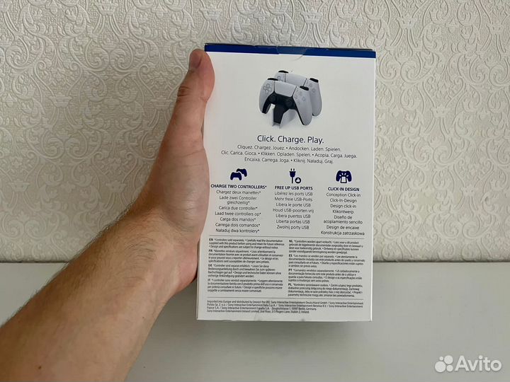 Зарядная станция dual sense ps5 новая