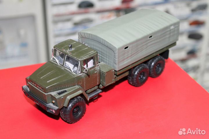 Краз-260 бортовой с тентом 1:43 Наш автопром Моде