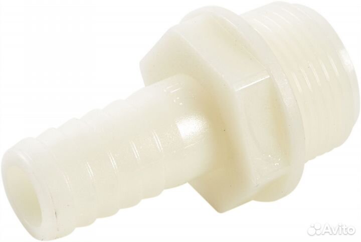 Штуцер для шланга 25 мм. - 19 мм. наружная резьба