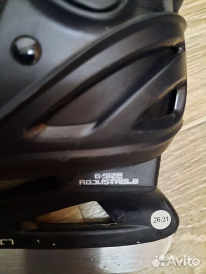 Коньки детские раздвижные 26-31