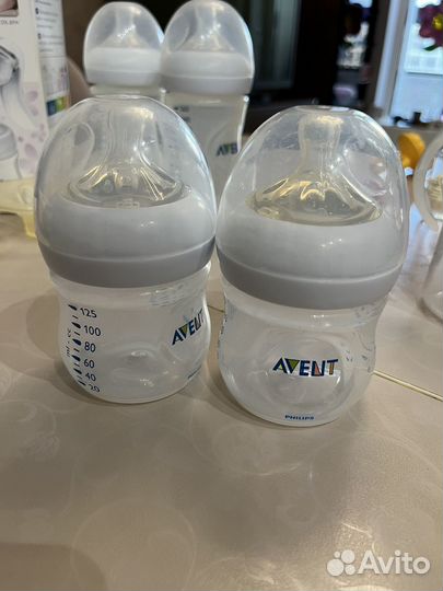 Молокоотсос ручной avent, пакеты, бутылочки