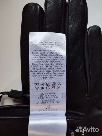 Перчатки женские/мужские кожаные