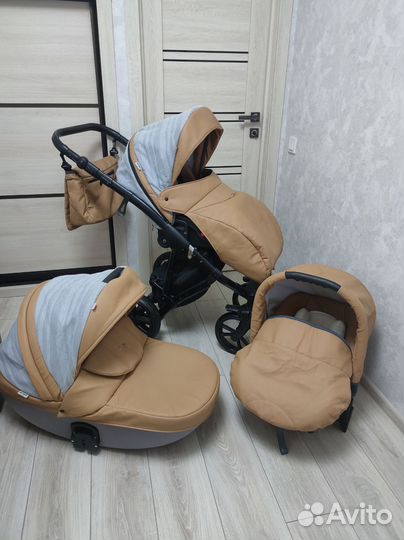 Коляска 3 в 1 Retrus Milano Premium