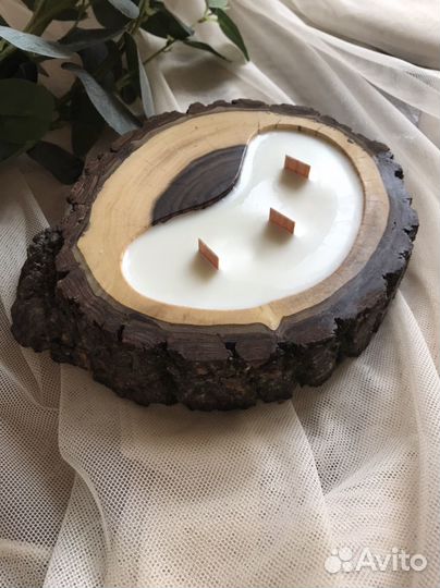 Свеча в дереве