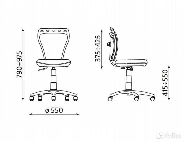 Кресло Министиль Ministyle GTS AB-16 розовый