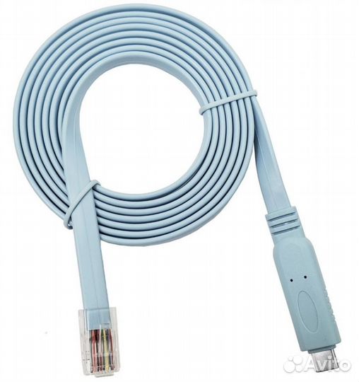 Кабель консольный Cisco, 6ft, ftdi USB to RJ45 (Ty