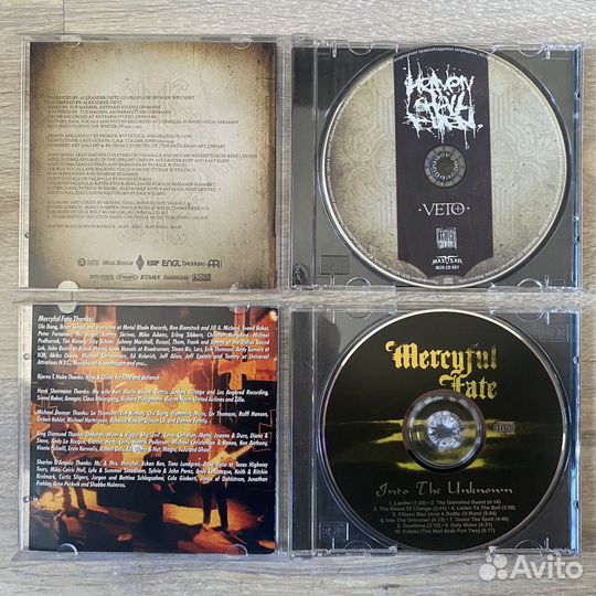 CD диски (Death, Heavy Metal)