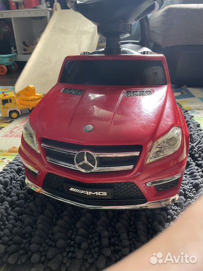 Машинка каталка толокар mercedes