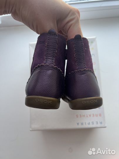 Ботинки кожаные geox 21 размер