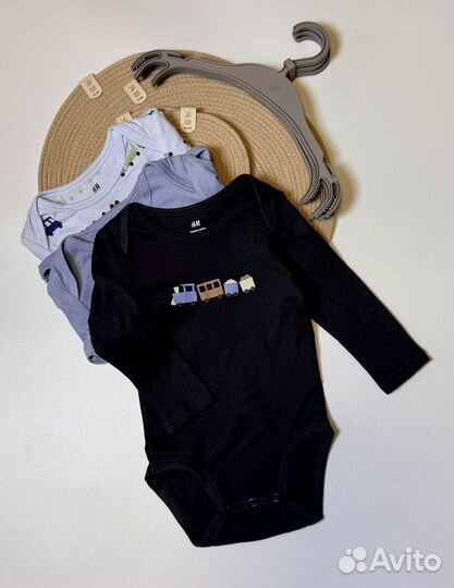 Боди Н&М комплект 3 шт