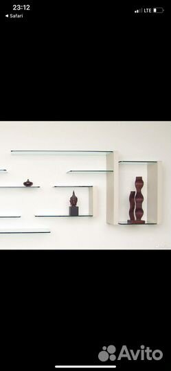 Стиллажи: стекло, зеркало