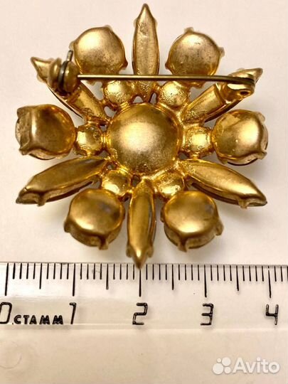 Брошь винтаж чехословакия