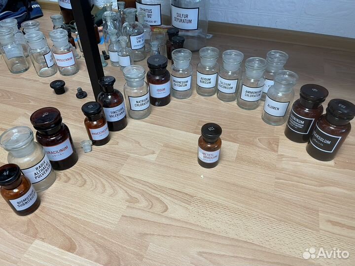 Штанглассы с притертой крышкой