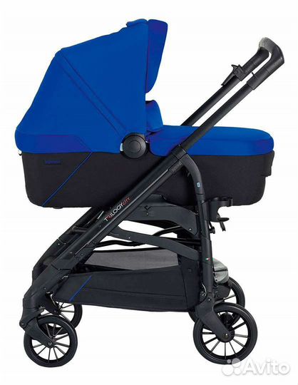 Коляска inglesina Trilogy 3 в 1 синяя