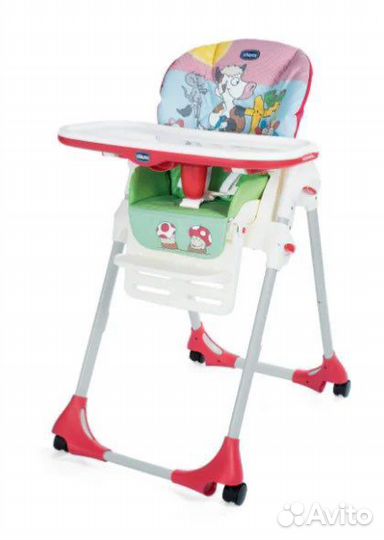 Стульчик для кормления chicco polly