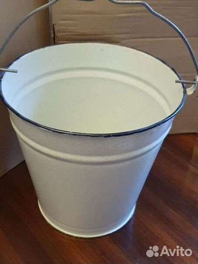 Ведро эмалированное новое