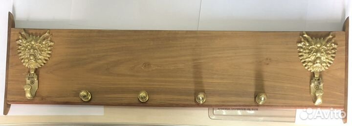 Японская вешалка для ванны: тик и бронза