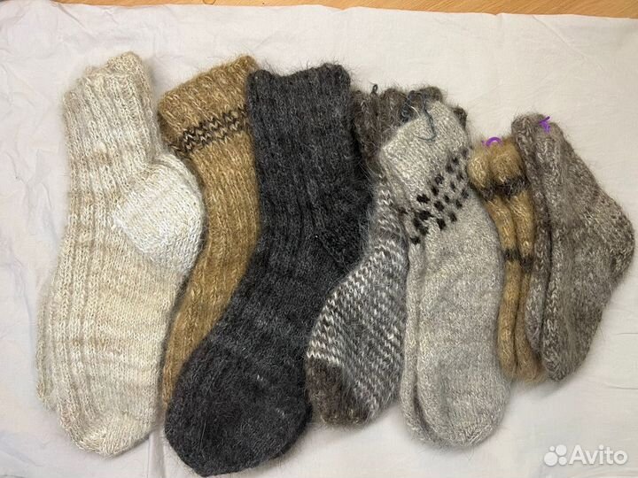 Носки и варежки из собачьей шерсти