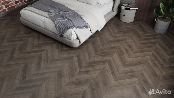 Кварцвиниловая плитка Alpine Floor Chevron Alpine