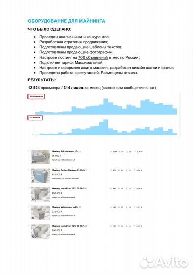 Продвижение на авито Маркетолог