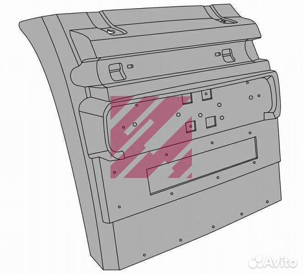 Крыло заднее часть задняя Mercedes Actros