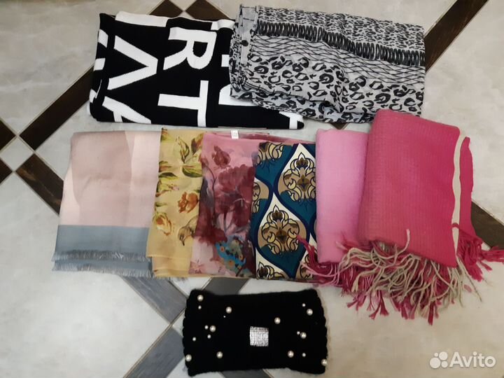 Шарфы платки палантины