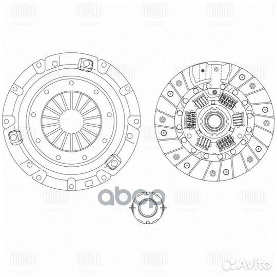Trialli FR2702 Сцепление в сб. Chery FR2702 Tri