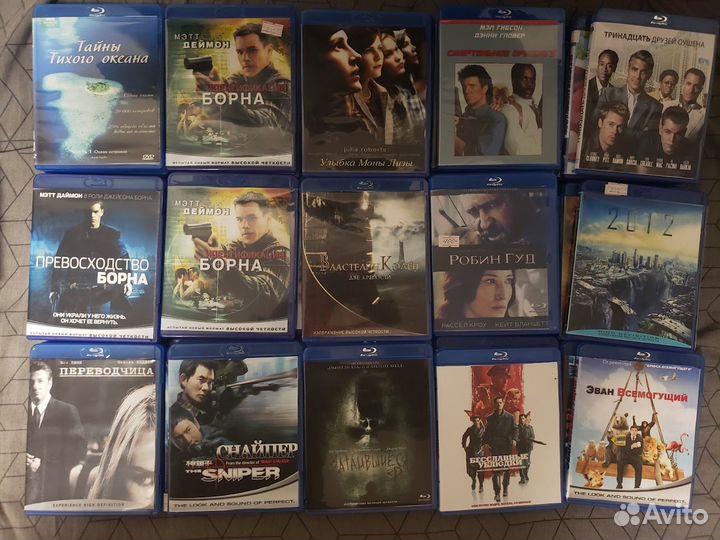 Blu-ray диски лицензия (принт самопал )