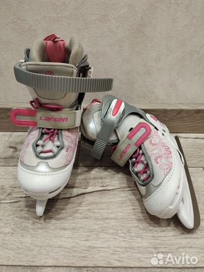 Коньки фигурные раздвижные 30-33