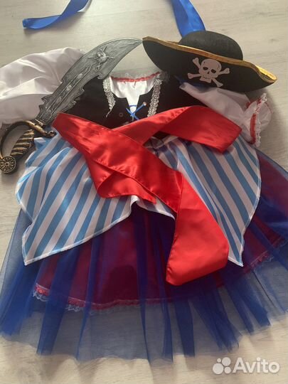 Костюм пирата для девочки