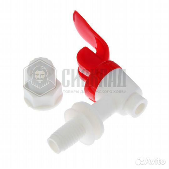 Кран для бродильных емкостей пластик, 8 мм