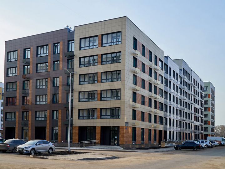 2-к. квартира, 53,2 м², 1/6 эт.