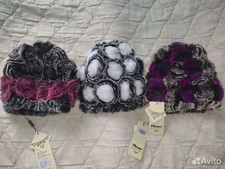 Шапка зимняя меховая женская