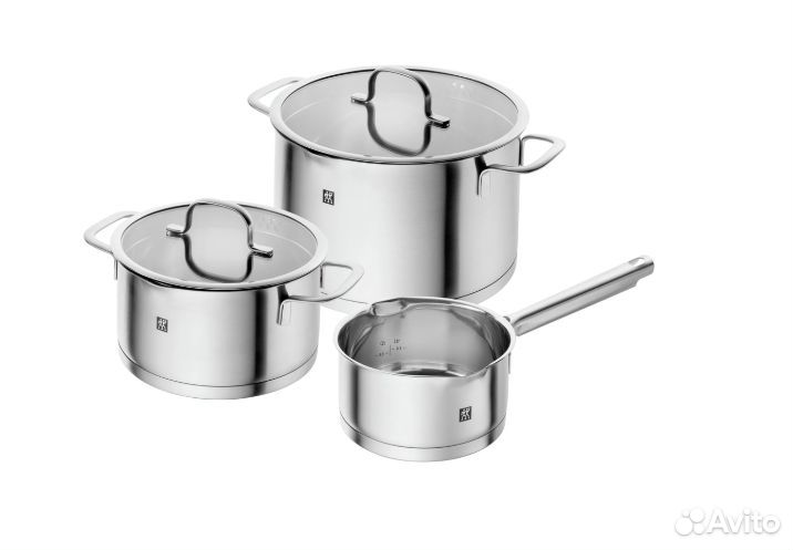 Набор из 3 кастрюль Zwilling TrueFlow, Германия