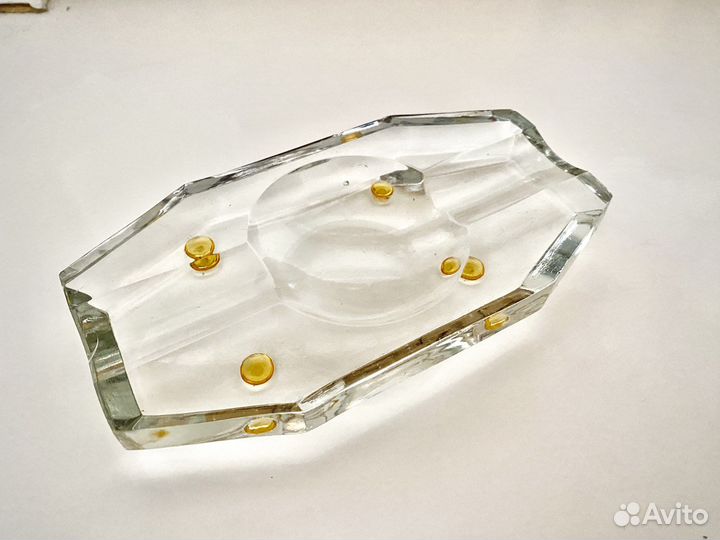 Пепельница хрусталь (2 шт)