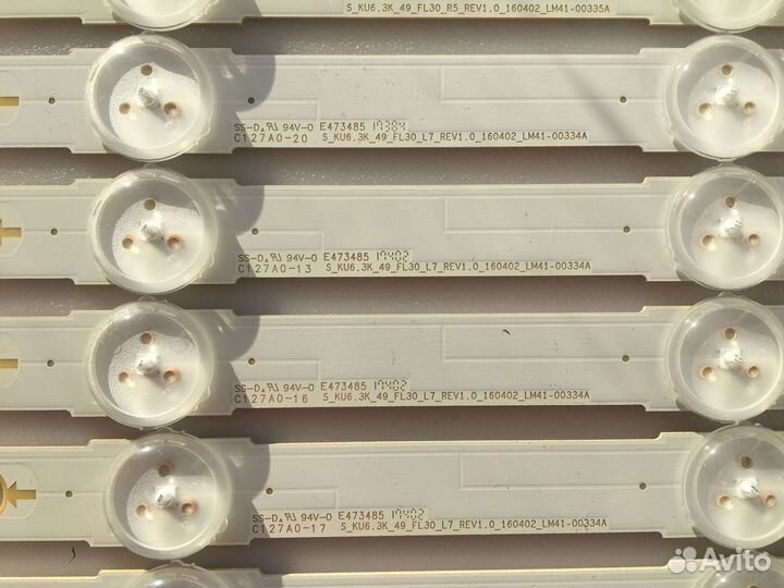 Подсветка LM41-00334A на samsung 49MU6103U