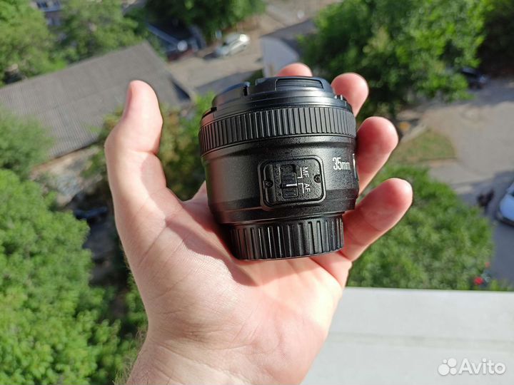 Объектив для Nikon 35 mm с автофокусом