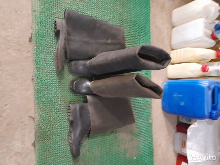 Бродни-сапоги р.45 качество ссср,рез.лодка Нырок-2