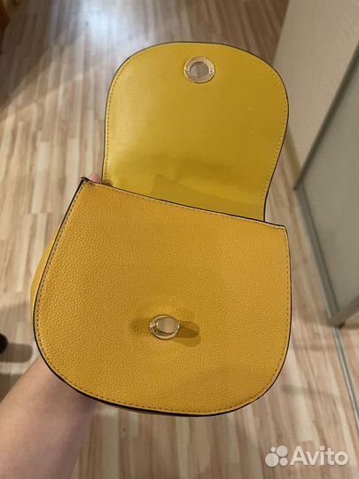 Сумка HM кросс боди женская горчичная