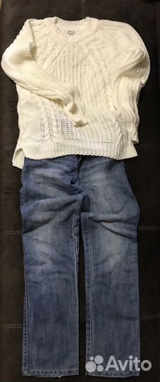 Свитер белый для девочки на 12 лет